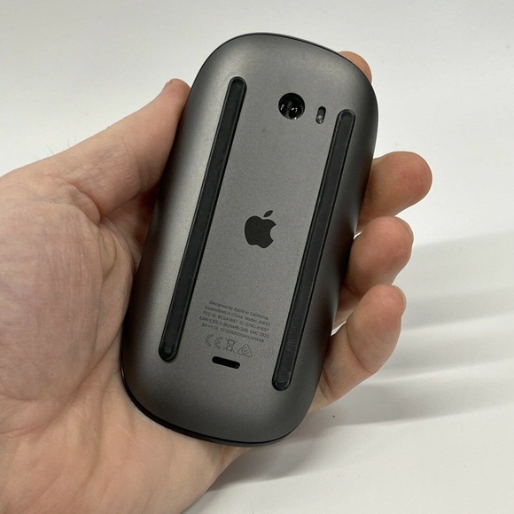 Apple Magic Mouse (Wireless, Rechargable) - Black Multi-Touch Surface - Picture 2 of 5